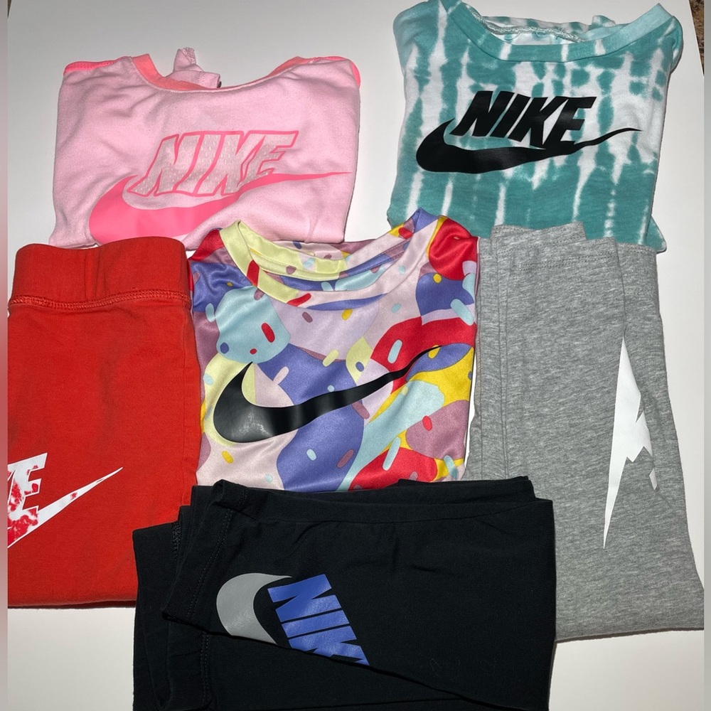Nike girls shirts and pants